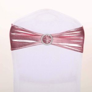 5" Wide by 14" Long Spandex Chair Bands Pack of 5